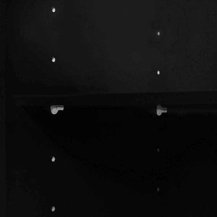 K&K Kitchen Island with Drop Leaf, Kitchen Storage Cart with 3 Tier Pull Out Cabinet Organizer, Internal Storage Rack, Rolling Kitchen Cart on Wheels with Towel Rack, 2 Drawers, for Kitchen, Black -DTYStore