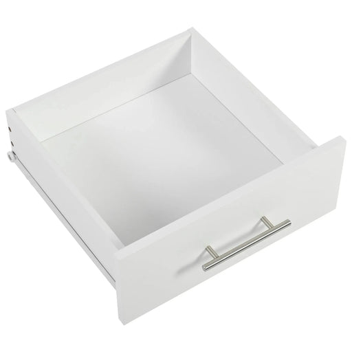 K&K Kitchen Island with Drop Leaf, Kitchen Storage Cart with 3 Tier Pull Out Cabinet Organizer, Internal Storage Rack, Rolling Kitchen Cart on Wheels with Towel Rack, 2 Drawers, for Kitchen, White Default -DTYStore