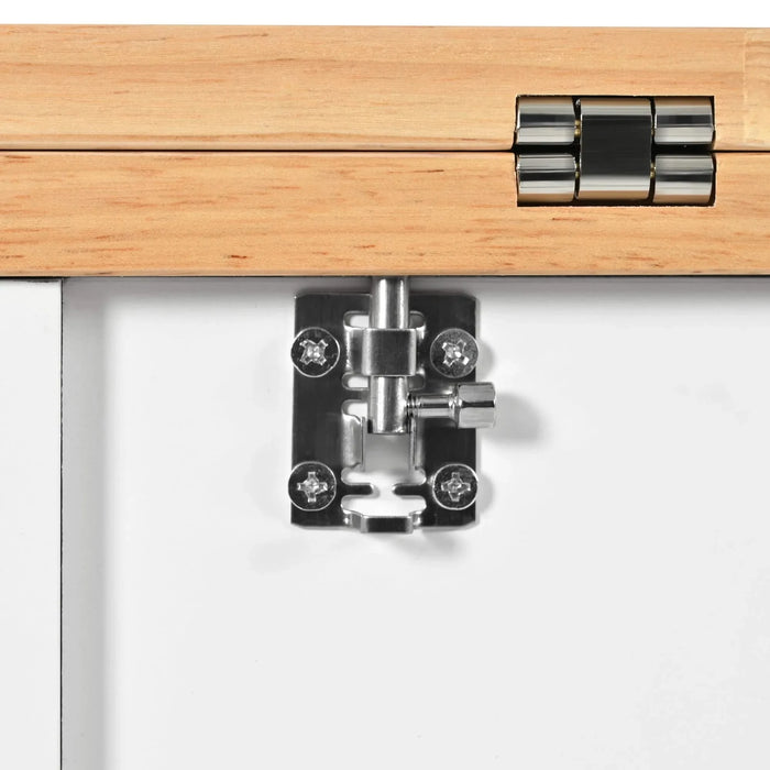 K&K Kitchen Island with Foldable Counter Top, Kitchen Storage Cart with Slide-Out Shelf, Towel Rack and Drawer, Rolling Kitchen Cart on Wheels, for Kitchen, Living Room, Dining Room, White Default -DTYStore