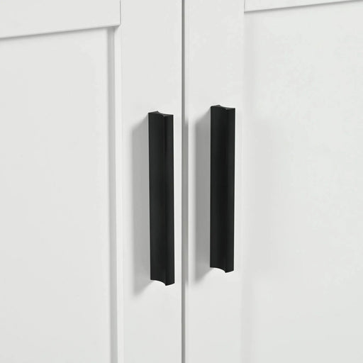 K&K Kitchen Island with Foldable Counter Top, Kitchen Storage Cart with Slide-Out Shelf, Towel Rack and Drawer, Rolling Kitchen Cart on Wheels, for Kitchen, Living Room, Dining Room, White Default -DTYStore