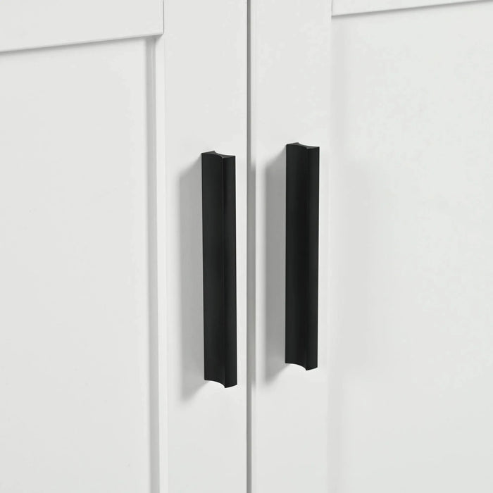 K&K Kitchen Island with Foldable Counter Top, Kitchen Storage Cart with Slide-Out Shelf, Towel Rack and Drawer, Rolling Kitchen Cart on Wheels, for Kitchen, Living Room, Dining Room, White Default -DTYStore