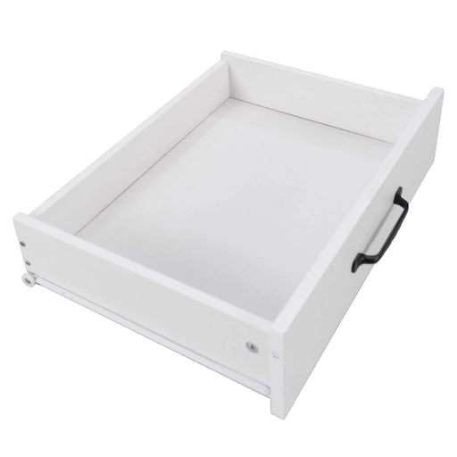 K&K Kitchen Island with Trash Can Storage Cabinet, Kitchen Cart with Drop Leaf, Spice Rack, Towel Rack and Drawer, Rolling Kitchen Island on Wheels with Adjustable Shelf, White Default -DTYStore