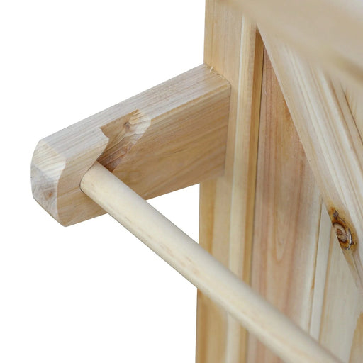 K&K Outdoor Kitchen Island, Rolling Bar Cart & Storage Cabinet, Farmhouse Solid Wood Outdoor Grill Table with Stainless Steel Top, Spice Rack , Towel Rack for Kitchen & BBQ , Natural Default -DTYStore