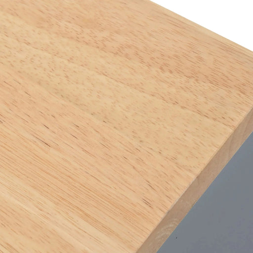 K&K Rolling Kitchen Island With Extended Table, Kitchen Island on Wheels with LED Lights,Power Outlets and 2 Fluted Glass Doors, Kitchen Island with a Storage Compartment and Side 3 Open Shelves, Grey Default -DTYStore