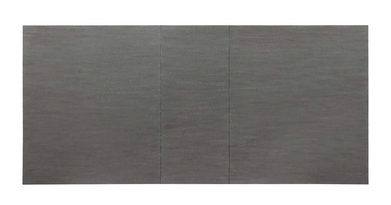 Katia Rustic Gray & Weathered White Finish Dining Table W/Leaf Default -DTYStore