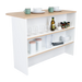 Kitchen Bar Dayton, Kitchen, White / Light Pine Default -DTYStore