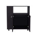 Kitchen Cart, 2 Doors, 3 Shelves, 4 Wheels Default -DTYStore