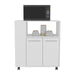 Kitchen Cart, 2 Doors, 3 Shelves, 4 Wheels Default -DTYStore