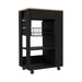 Kitchen Cart Sonex, Kitchen, Black / Light Oak Default -DTYStore