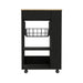 Kitchen Cart Sonex, Kitchen, Black / Light Oak Default -DTYStore