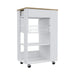 Kitchen Cart Sonex, Kitchen, White / Light Oak Default -DTYStore