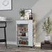 Kitchen Cart Sonex, Kitchen, White / Light Oak Default -DTYStore