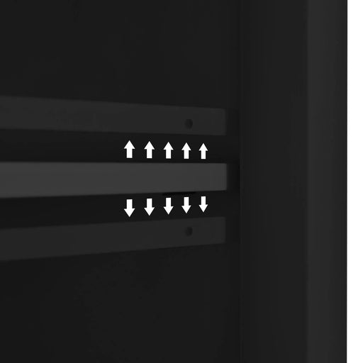 Kitchen Cart with Rubber wood Drop-Leaf Countertop, Concealed sliding barn door adjustable height,Kitchen Island on 4 Wheels with Storage Cabinet and 2 Drawers,L52.2xW30.5xH36.6 inch, Black Default -DTYStore