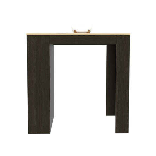 Kitchen Counter Dining Table Toledo, Kitchen, Black / Pine Default -DTYStore