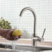 Kitchen Faucet Single Handle Stainless Steel,Commercial Single Hole Kitchen Sink Faucet,Modern One Hole Bar Sink Faucet - DTY Store