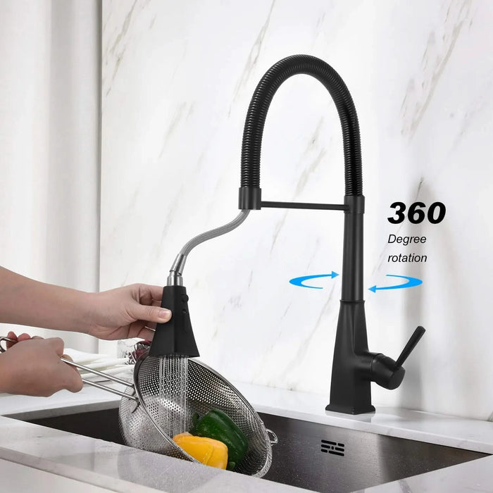 Kitchen Faucet with Pull Down Sprayer Default -DTYStore