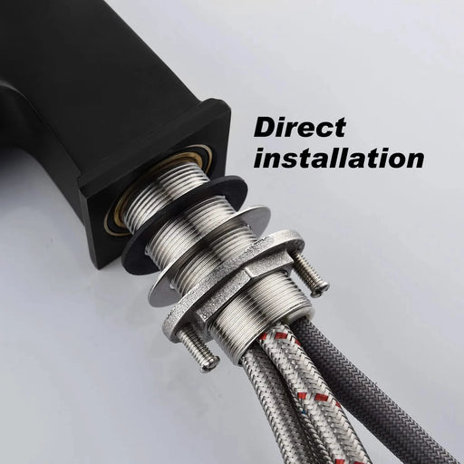 Kitchen Faucet with Pull Down Sprayer Default -DTYStore