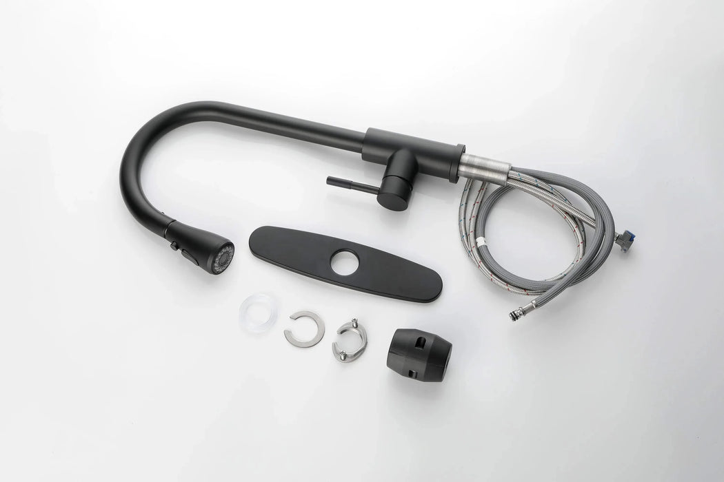 Kitchen Faucet with Pull Out Spraye Default -DTYStore