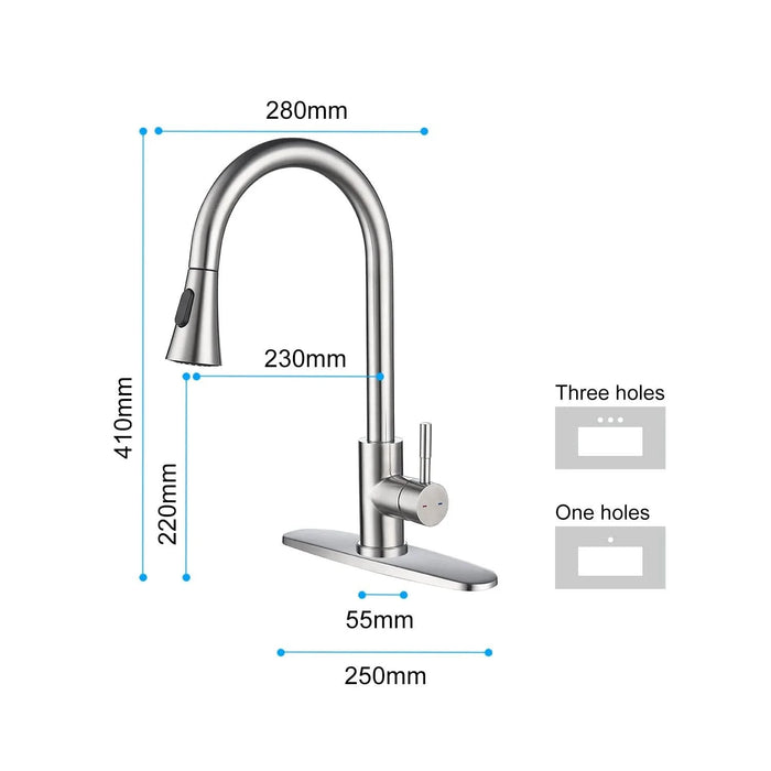 Kitchen Faucet with Pull Out Spraye - DTY Store