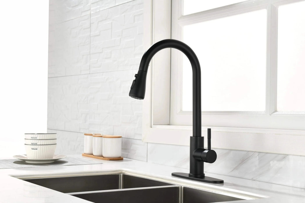 Kitchen Faucet with Pull Out Spraye Default -DTYStore