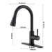 Kitchen Faucet with Pull Out Spraye Default -DTYStore