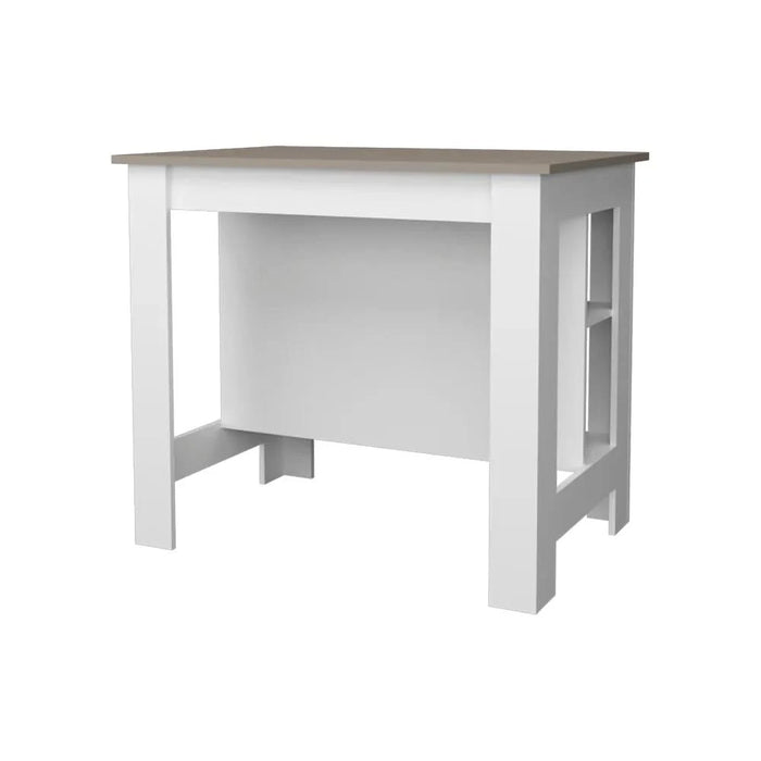 Kitchen Island Ada, Kitchen, Taupe / White Default -DTYStore