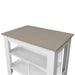 Kitchen Island Ada, Kitchen, Taupe / White Default -DTYStore