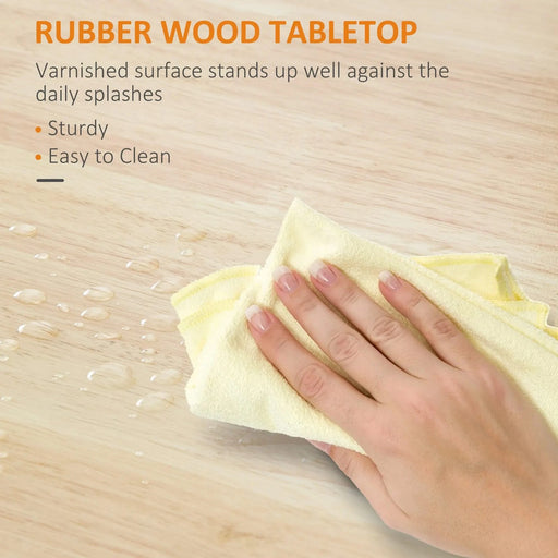 Kitchen Island Cart, Rolling Kitchen Island with Storage, Solid Wood Top, Drawer, for Dining Room, White Default -DTYStore