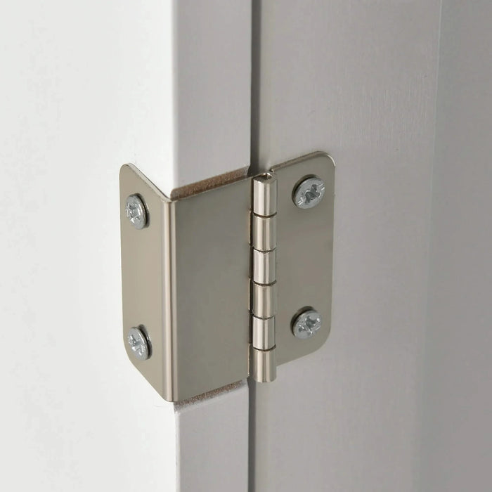 Kitchen Island Cart with Solid Wood Top and Locking Wheels,54.3 Inch Width,4 Door Cabinet and Two Drawers,Spice Rack, Towel Rack (White) Default -DTYStore