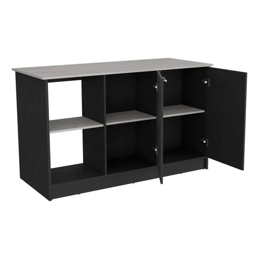 Kitchen Island Padua, Kitchen, Black / Onyx Default -DTYStore