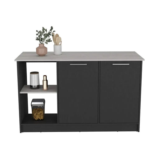 Kitchen Island Padua, Kitchen, Black / Onyx Default -DTYStore