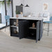 Kitchen Island Padua, Kitchen, Black / Onyx Default -DTYStore
