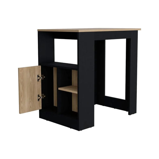 Kitchen Island Wynne, Kitchen, White / Light Oak Default -DTYStore