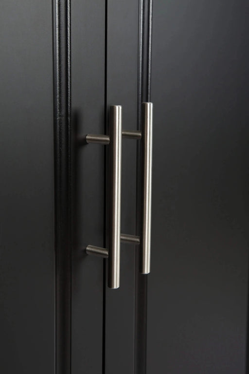 Kitchen Island & Kitchen Cart, Mobile Kitehcn Island with Extensible Rubber Wood Table Top,adjustable Shelf Inside Cabinet for Different Utensils, 3 Big Drawers, with Spice Rack, Towel Rack, Black-Bee Default -DTYStore