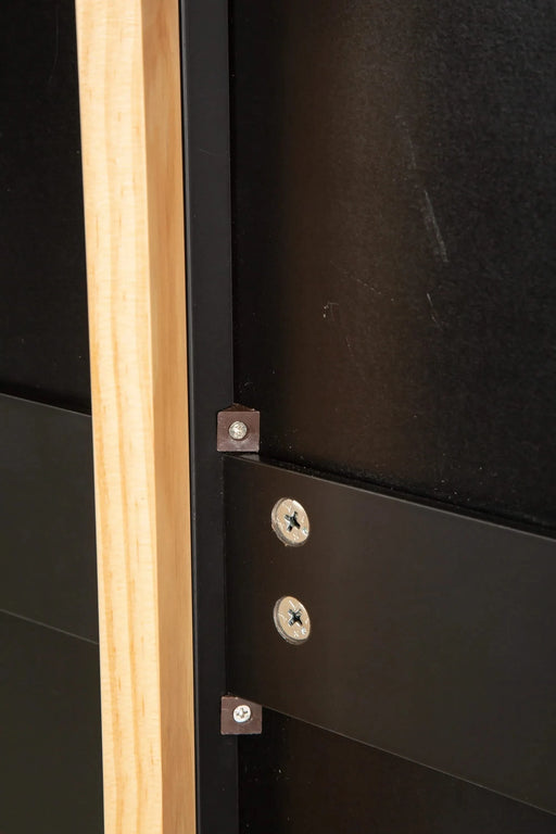 Kitchen Island & Kitchen Cart, Mobile Kitehcn Island with Extensible Rubber Wood Table Top,adjustable Shelf Inside Cabinet for Different Utensils, 3 Big Drawers, with Spice Rack, Towel Rack, Black-Bee Default -DTYStore