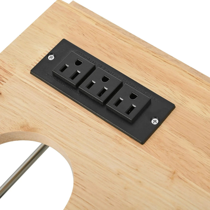 Kitchen Island with Power Outlet,Kitchen Storage Island with Drop Leaf and Rubber Wood,Open Storage and Wine Rack,5 Wheels,with Adjustable Storage for Home, Kitchen, and Dining Room,White Default -DTYStore