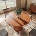 Kitchen Round Wooden Dining Table for 4-8 Office Breakfast Default -DTYStore