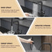 Kitchen Sink Faucet, Black Kitchen Faucets with Pull out Sprayer,Kitchen Bar Faucet Single Hole Faucet - DTY Store