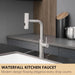 Kitchen Sink Faucet, Brushed Nickel Kitchen Faucets with Pull out Sprayer, Bar Faucet Single Hole Faucet - DTY Store