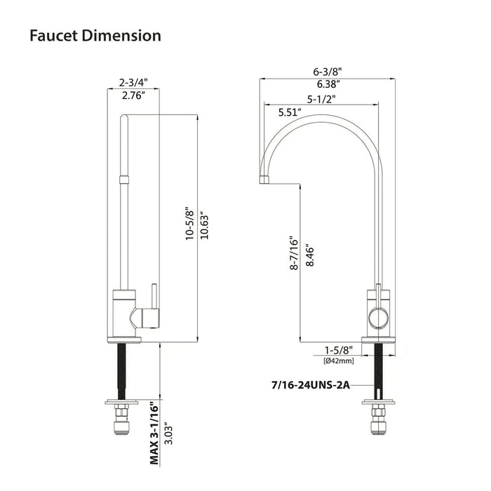 Kitchen Water Filter Faucet, Drinking Water Faucet - DTY Store