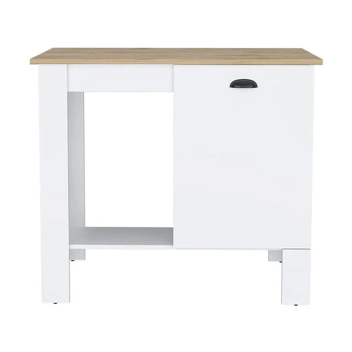 Kitchen island Shoproni, One Drawer, White Finish Default -DTYStore