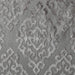 Knitted Jacquard Damask Total Blackout Grommet Top Curtain Panel(Only 1 Pc Panel) Default -DTYStore