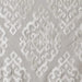 Knitted Jacquard Damask Total Blackout Grommet Top Curtain Panel(Only 1 Pc Panel) Default -DTYStore