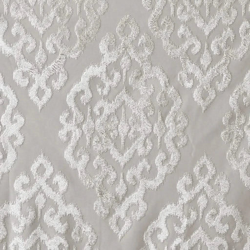 Knitted Jacquard Damask Total Blackout Grommet Top Curtain Panel(Only 1 Pc Panel) Default -DTYStore