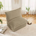 Koala Armless Sofa Cream Chenille -DTYStore