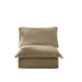 Koala Armless Sofa Cream Chenille -DTYStore