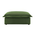 Koala Ottoman - Versatile Upholstered Footstool Accent Seat for Living Room & Bedroom Green -DTYStore