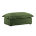 Koala Ottoman - Versatile Upholstered Footstool Accent Seat for Living Room & Bedroom Green -DTYStore