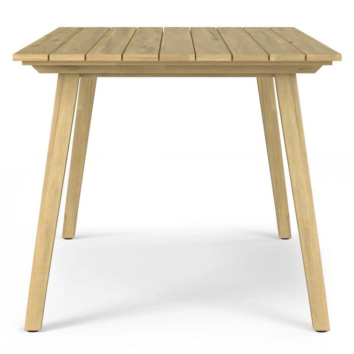 Kona - Outdoor Dining Table - Light Teak Default -DTYStore