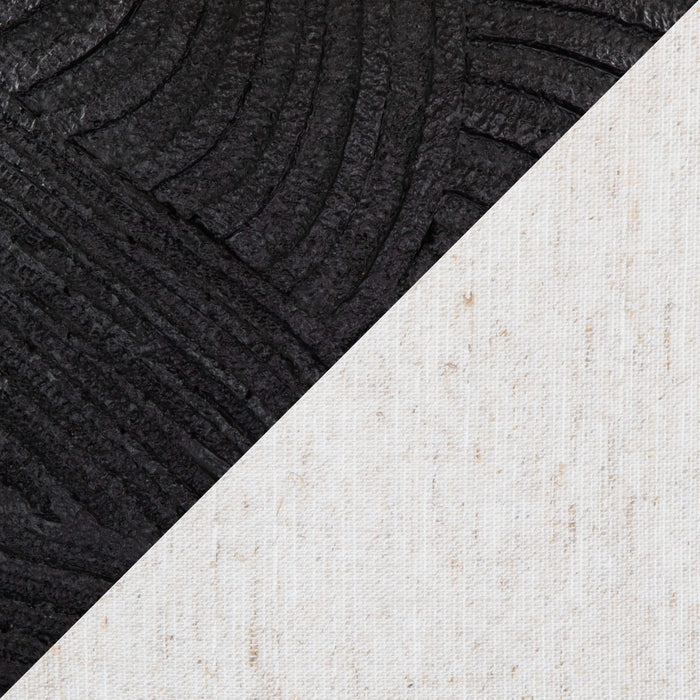 Kona 23' Contemporary Polyresin Table Lamp in Matte Black Polyresin, Modern Brass and Natural Linen Shade from Grandview Gallery by LumiSource - Set of 2 Default -DTYStore